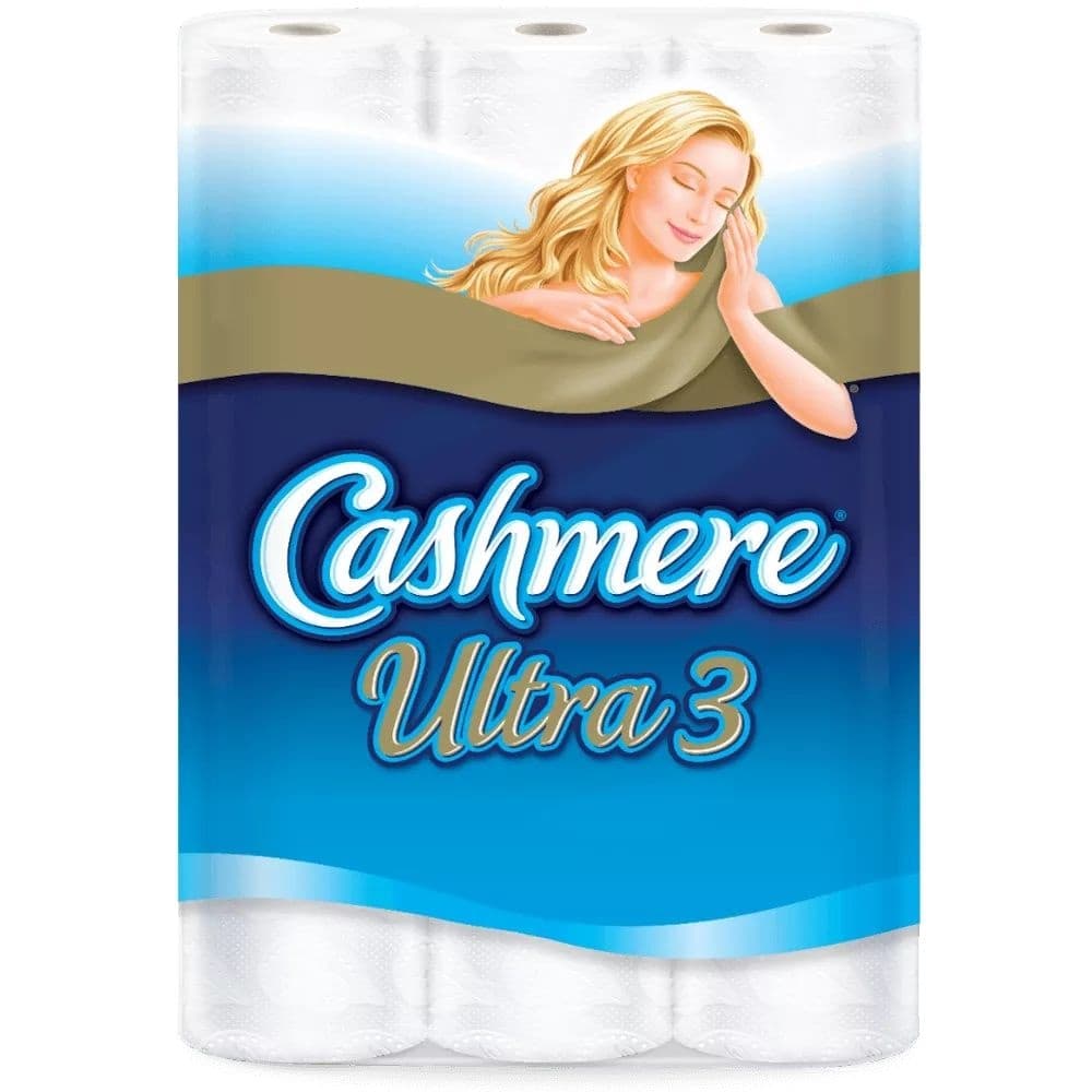 Cashmere Ultra Triple Roll Toilet Paper, 3-ply Tissue, 24-pk