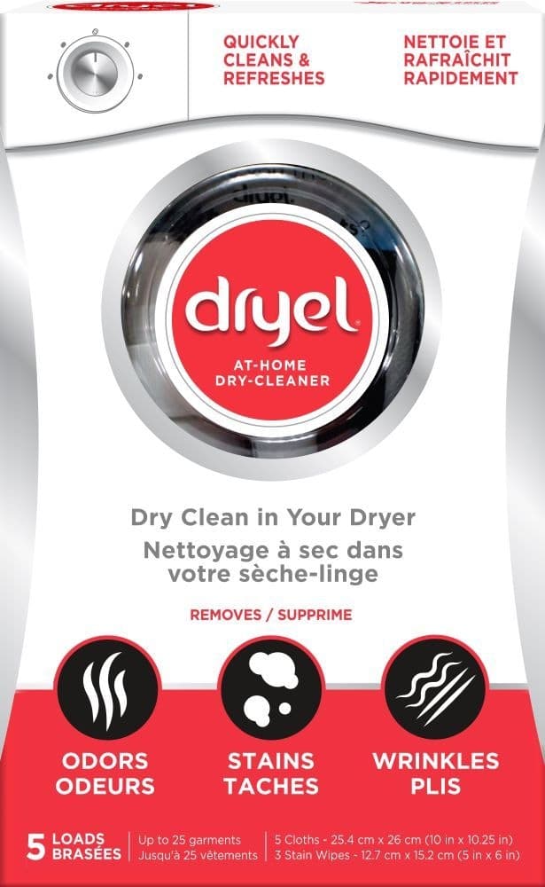 Dryel At-Home Dry Cleaner, 5-pk