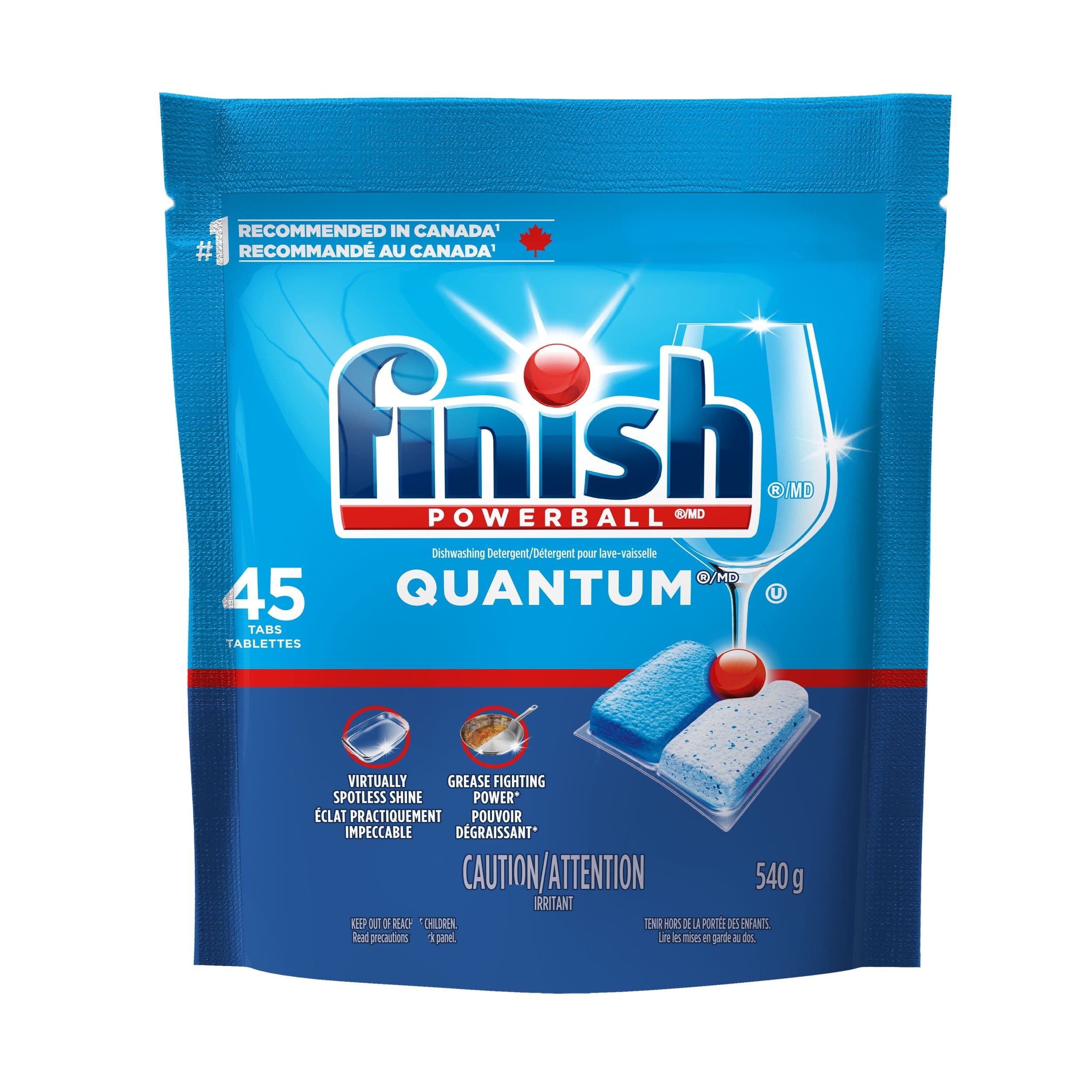 Finish Quantum Max Shine & Protect Dishwasher Tablets, 45-ct