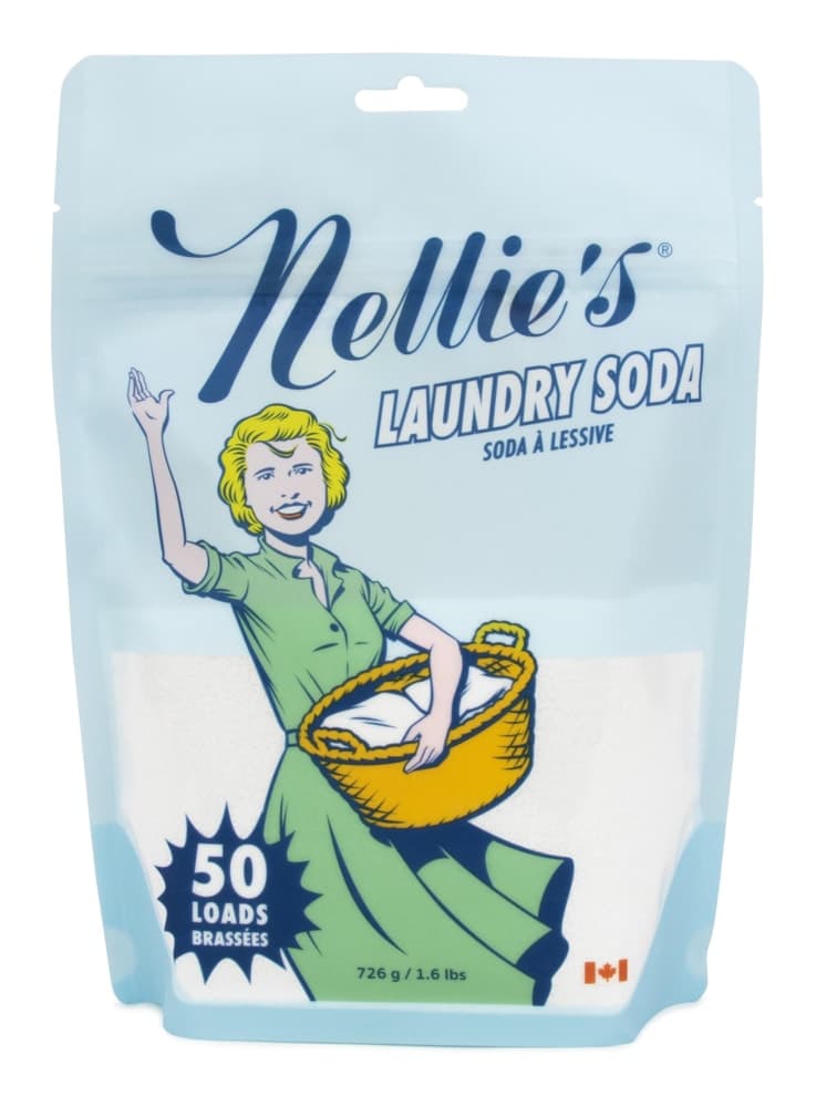 Nellie's Laundry Soda Powder, Unscented, 50-Load, 726-g