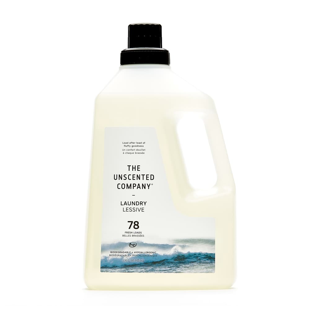 The Unscented Company Liquid Laundry Detergent, Unscented, 78-Load, 1.95-L