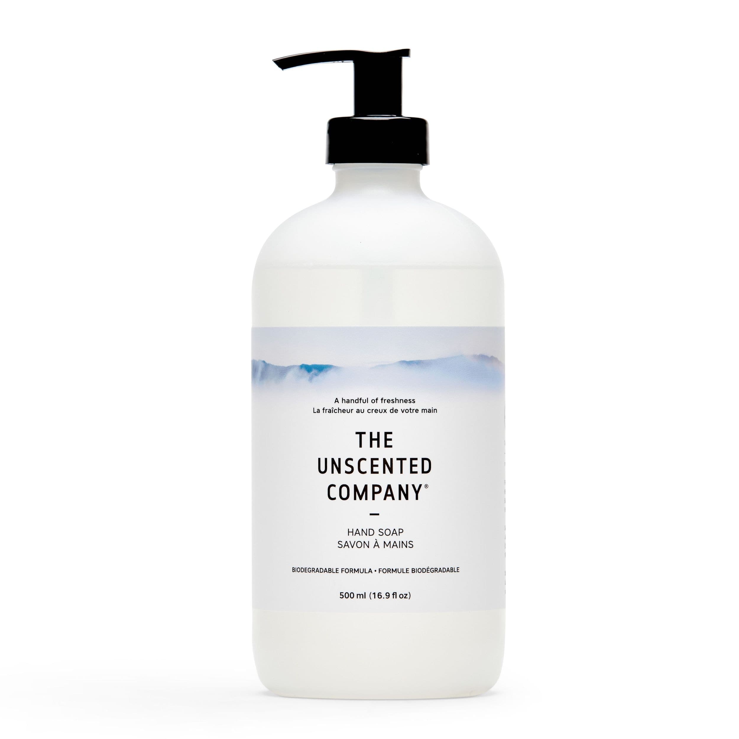 The Unscented Company Gel Hand Soap with Pump, Unscented, 500-mL