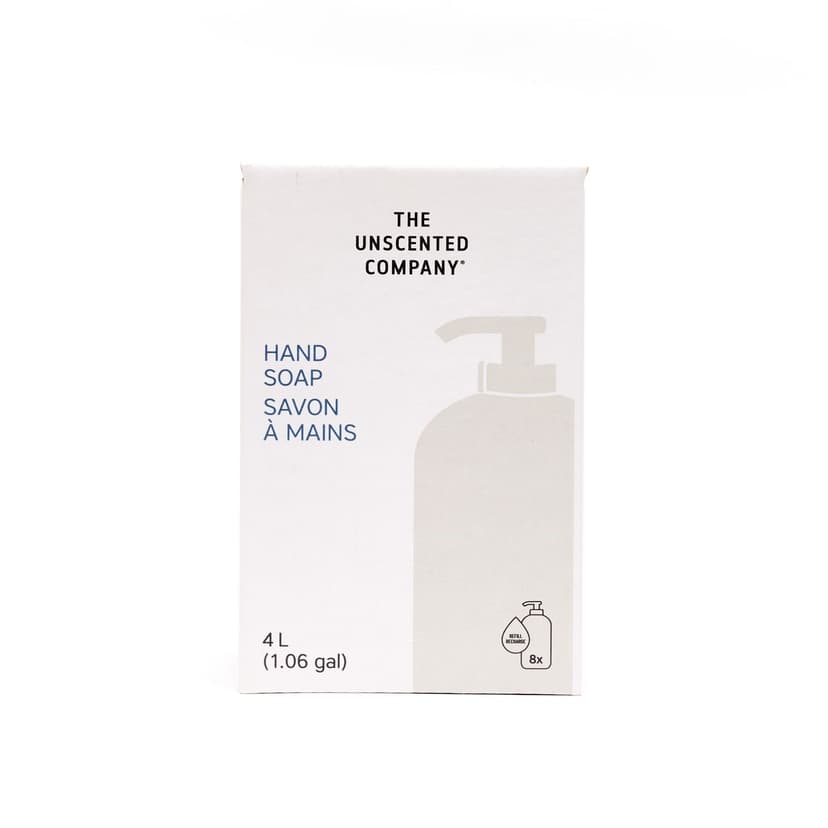 The Unscented Company Gel Hand Soap Refill Box, Unscented, 4-L
