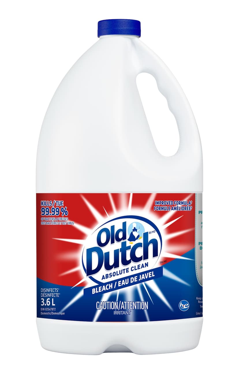 Old Dutch Multi-Purpose Disinfecting Liquid Laundry Bleach, 3.6-L