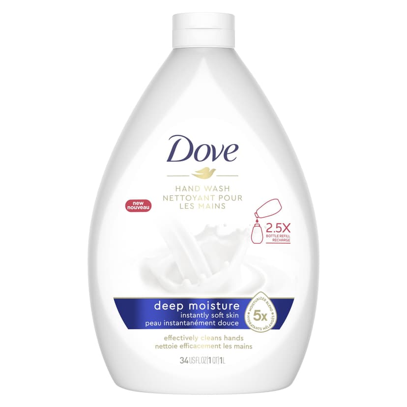Dove Deep Moisture Hand Soap Refill, 1-L