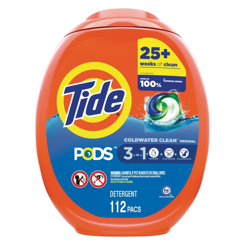 Tide PODS Laundry Detergent Original Scent, 112-pk