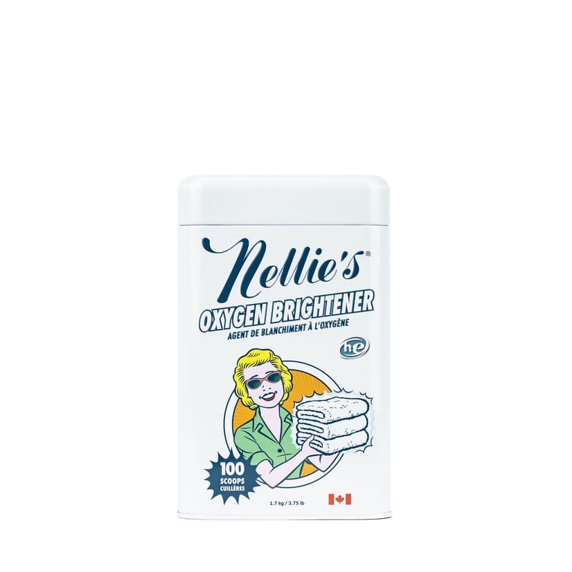 Nellie's All-Natural Oxygen Laundry Brightener Powder, 100-Load, 1.7-kg