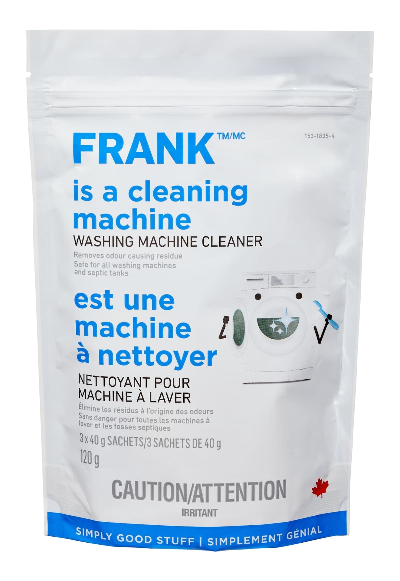 FRANK Washing Machine Cleaner, Lemon, 120-g