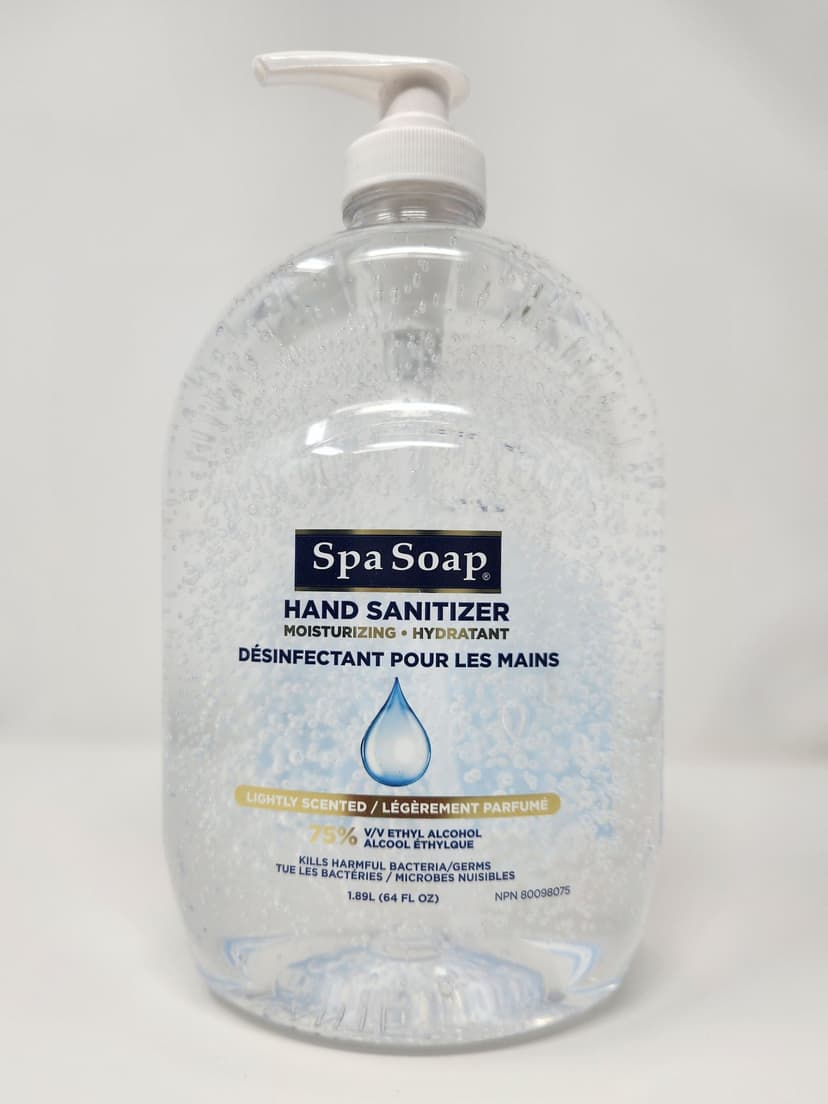 Spa Soap Moisturizing Hand Sanitizer with Pump, 1.9 L