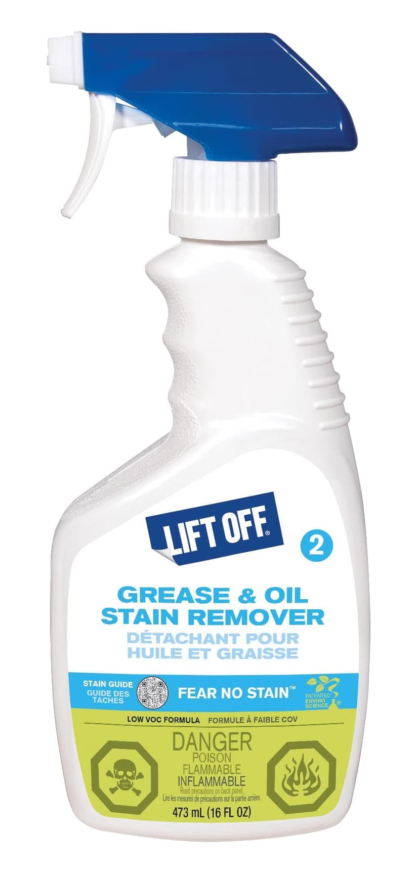 Motsenbocker's Lift Off Grease & Oil Stain Remover, Water-Based Formula, 473mL