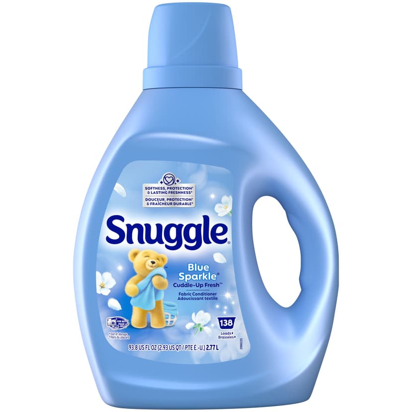 Snuggle Blue Sparkle Cuddle-Up Fresh Liquid Fabric Softener, 138-Load, 2.77-L