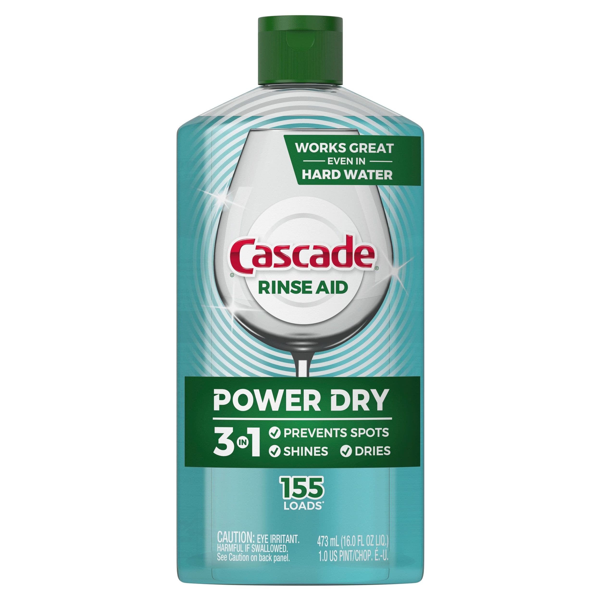 Cascade Platinum Power Dry 3-in-1 Rinse Aid, 473-mL
