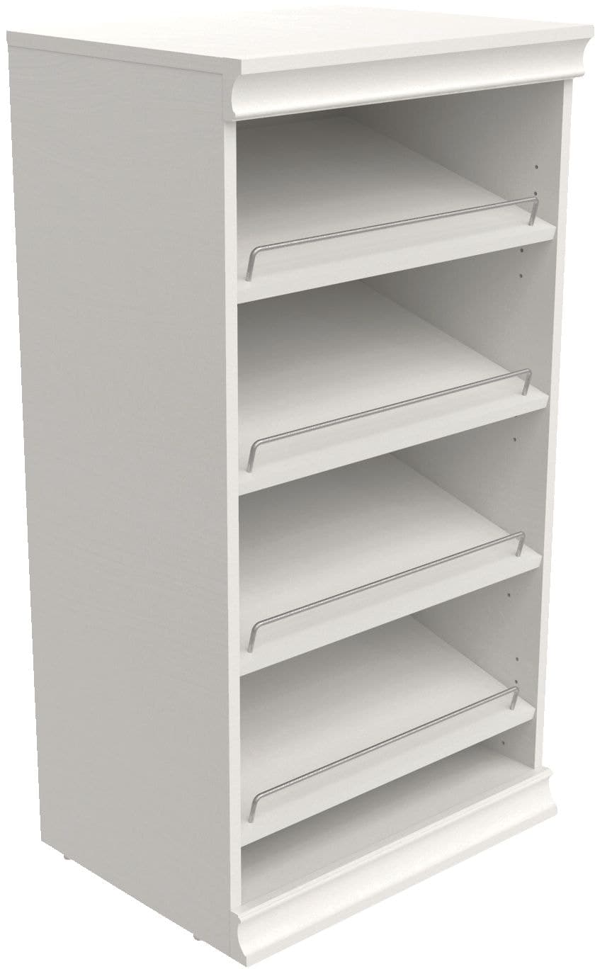 ClosetMaid Modular Stackable Shoe Rack, White