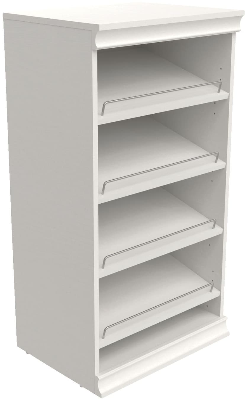 ClosetMaid Modular Stackable Shoe Rack, White