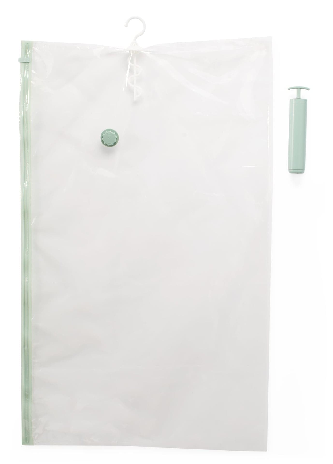 type A Hanging Reusable Vacuum Storage Seal Bag with Pump, 4-pk
