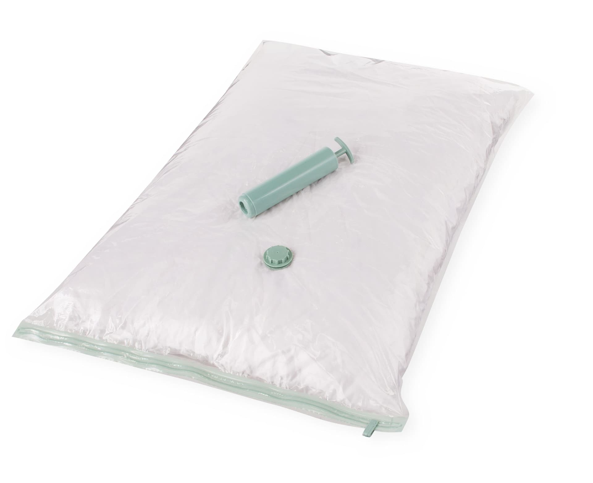 type A Reusable Vacuum Seal Storage Bag with Pump, Large, 6-pk