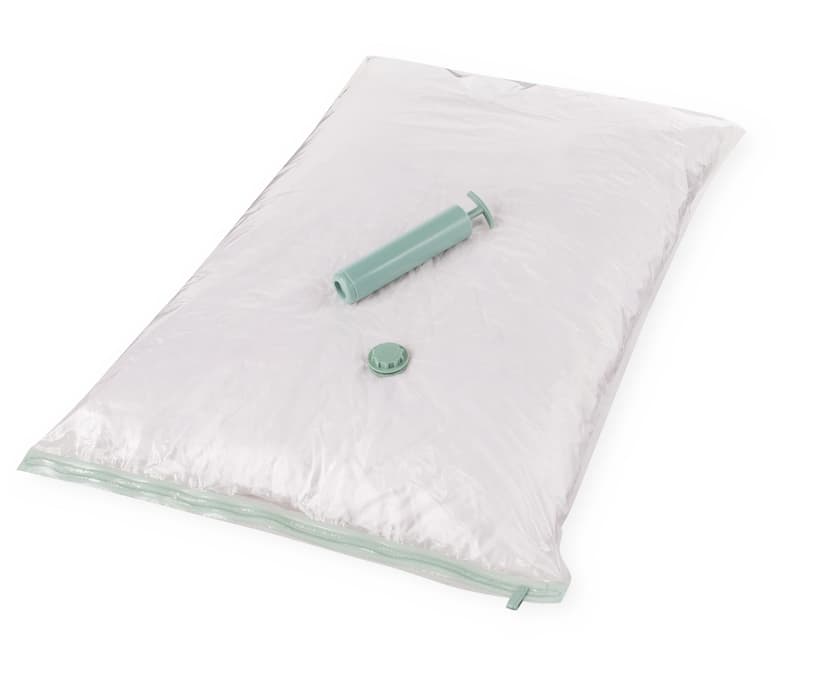 type A Reusable Vacuum Seal Storage Bag with Pump, Large, 6-pk