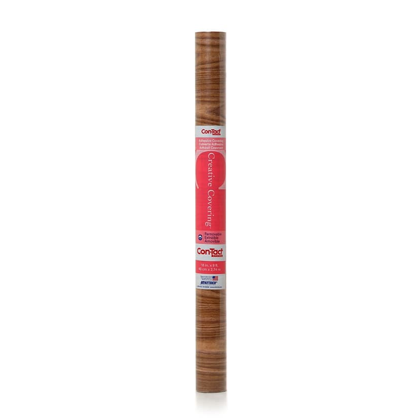 Con-Tact Creative Covering Removable Adhesive Shelf/Drawer Liner, Light Oak, 18-in x 9-ft