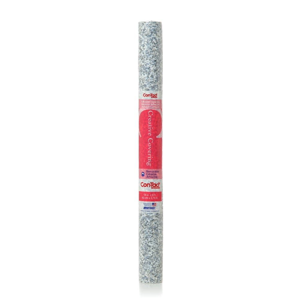 Con-Tact Creative Covering Removable Adhesive Shelf/Drawer Liner, Granite, 18-in x 9-ft