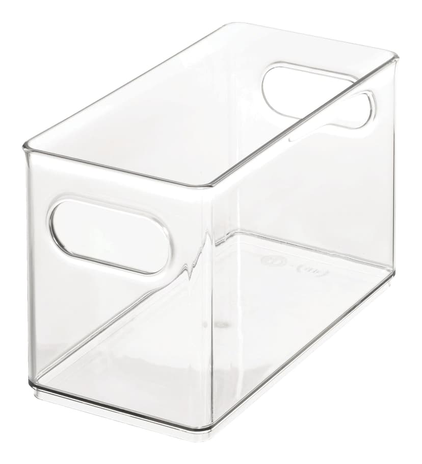 The Home Edit x iDESIGN Clear Plastic Narrow Stacking Pantry Bin Storage Organizer