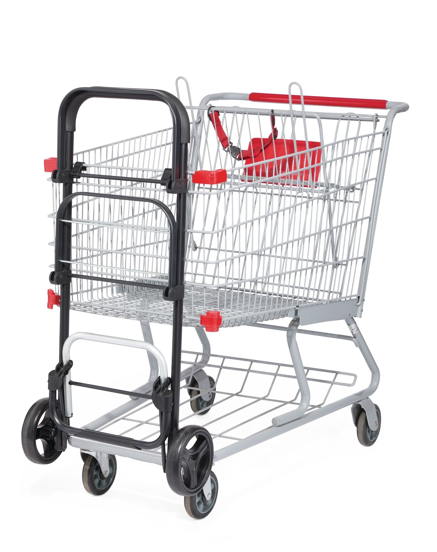 Type A Thermal 2-Bag Shopping Cart with Comfort Grip Handle