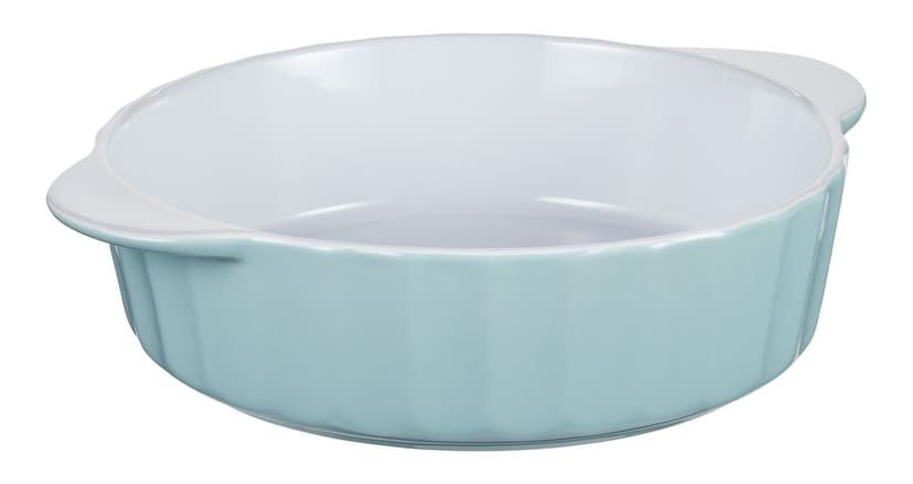 Vida by PADERNO Round Ceramic Baking Dish, 2.1 L, Blue
