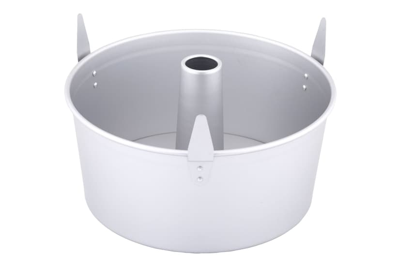 Paderno Professional Uncoated Aluminum Angel Food Cake Pan, Silver
