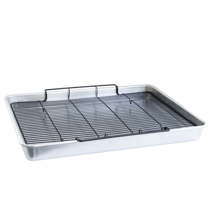 Nordicware Oven Crisp Aluminum Baking Sheet with Tray, 2-pc