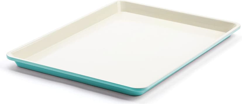 Green Pan Teal Ceramic Non-Stick Quarter Cookie Baking Sheet