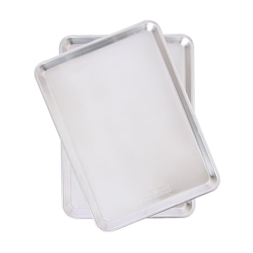 Nordicware Aluminum Half Sheet with Galvanized Steel Rims, 2-pk