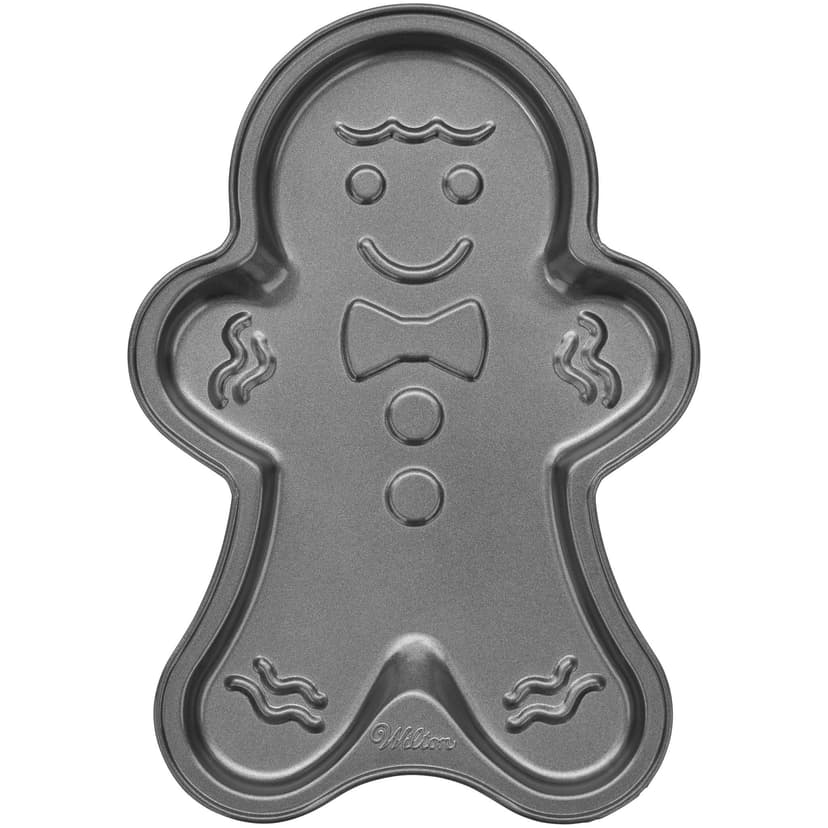 Wilton Gingerbread Man-Shaped Non-Stick Cookie Pan, 11-in x 8-in