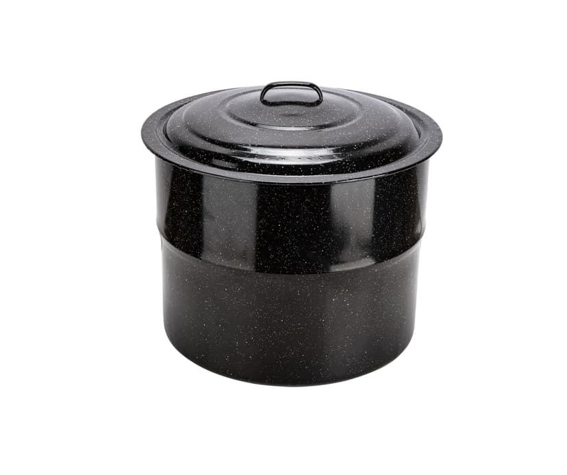 Cuisine Essentials 37.8-L Canning Pot with 3mm Rack, Dishwasher-Safe