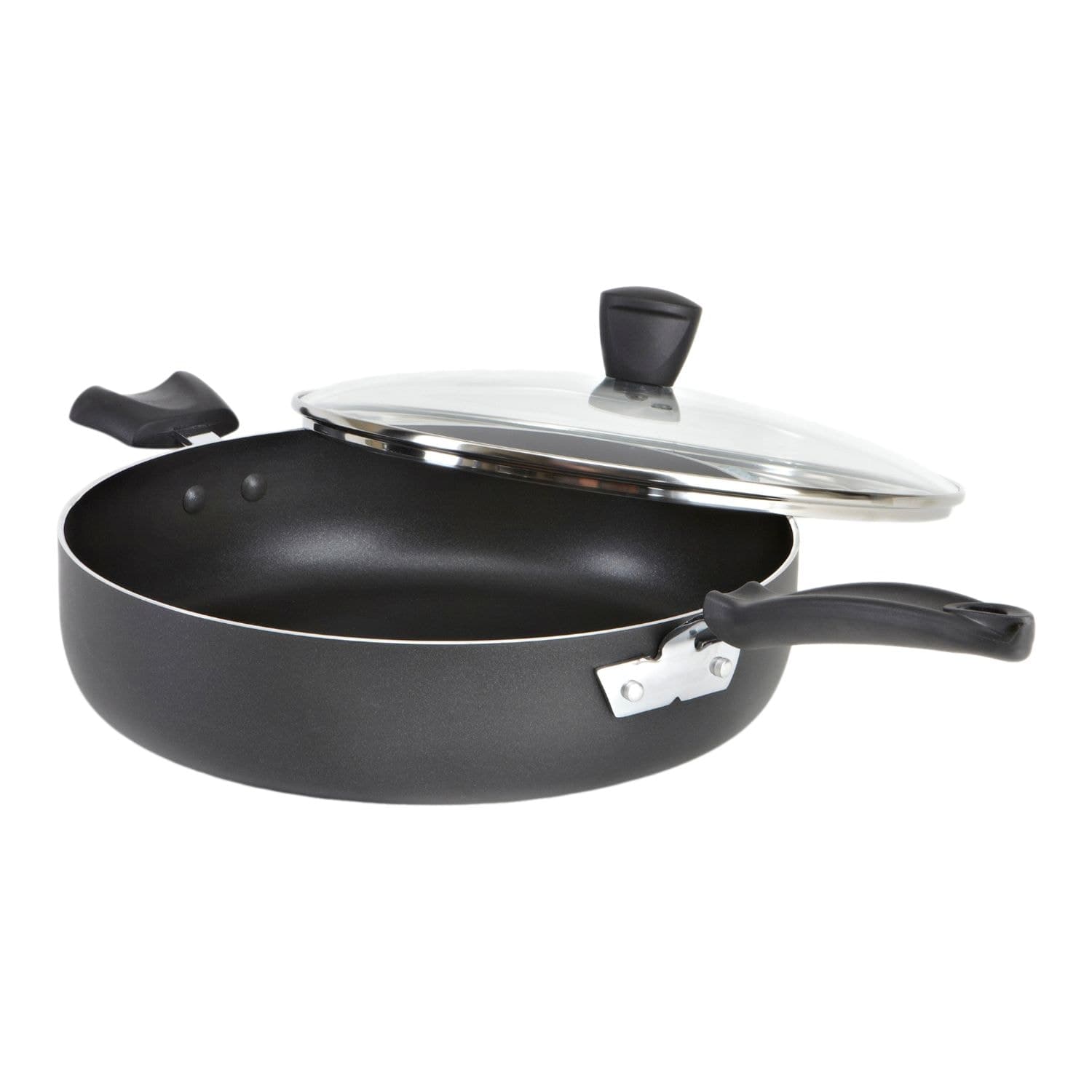 T-fal Viva Jumbo Cooker, Non-Stick, Dishwasher & Oven Safe, Black, 5qt