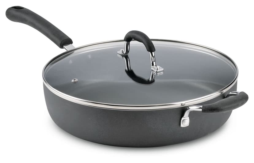 Starfrit Jumbo Cooker, Non-Stick, Dishwasher Safe, Black, 5qt