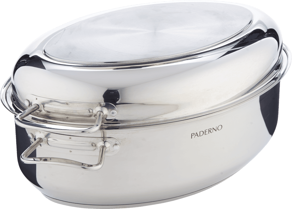 PADERNO 18/10 Stainless Steel Multi-Roaster w/ Removable Rack, 50.3 x 18cm