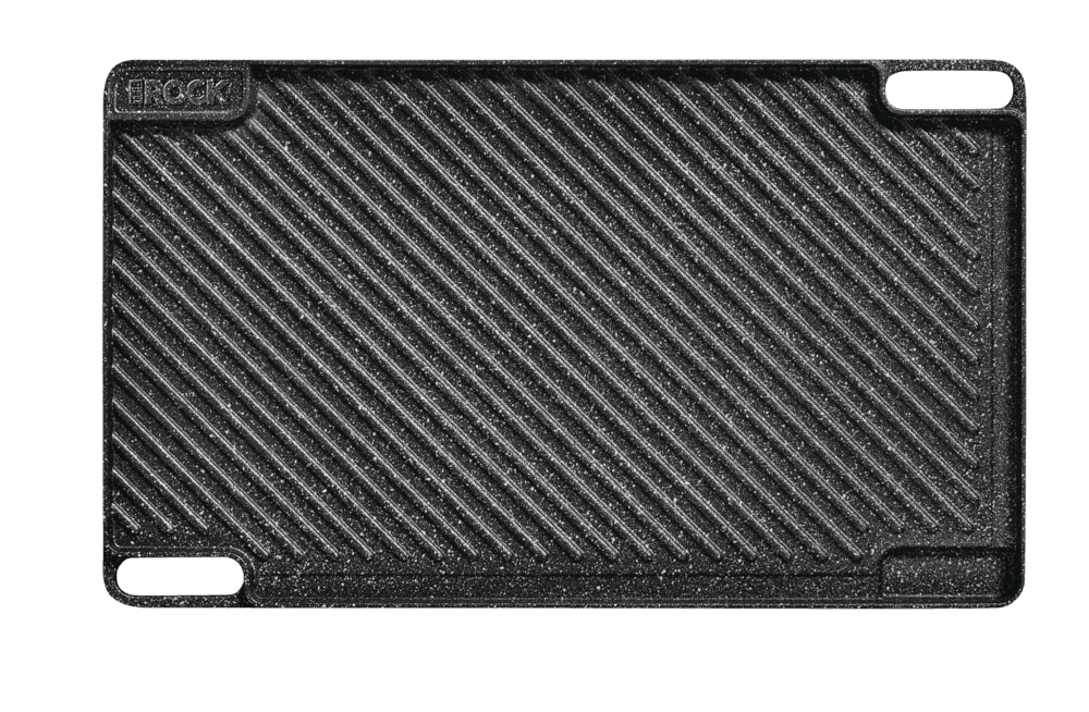 Heritage The Rock Reversible Grill & Griddle, Dishwasher & Oven Safe, 45.7cm x 27.2cm