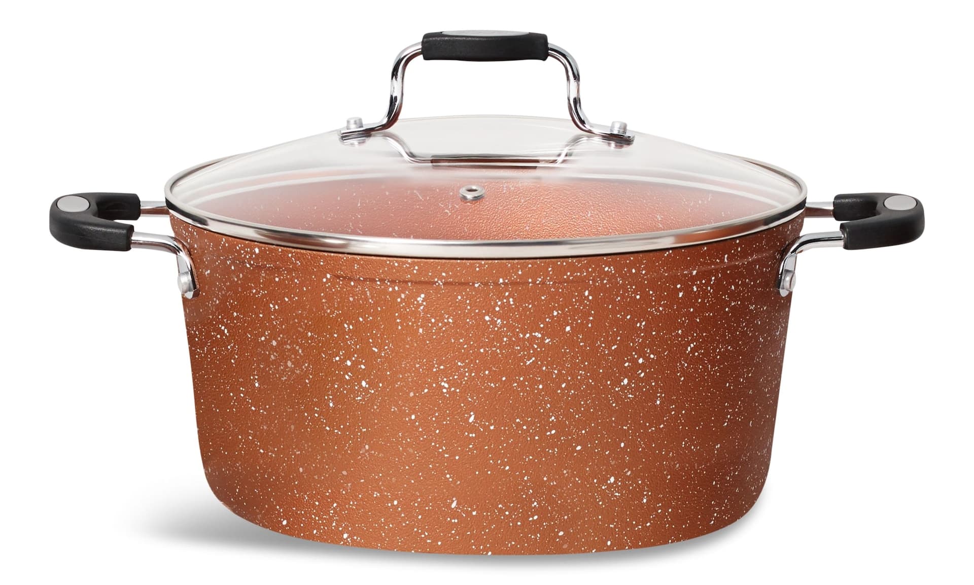 Heritage The Rock Copper Non-Stick Saucepan, Dishwasher & Oven Safe, 5-qt