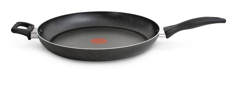 T-fal Giant Aluminum Non-Stick Frying Pan, Dishwasher & Oven Safe, Black, 13-in