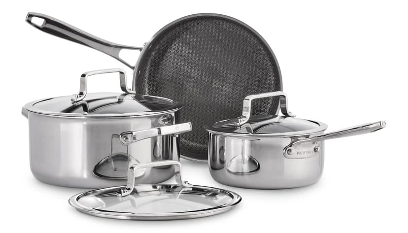 Paderno PFOA-Free Hybrid Clad Cookware Pot Set, 6-pc