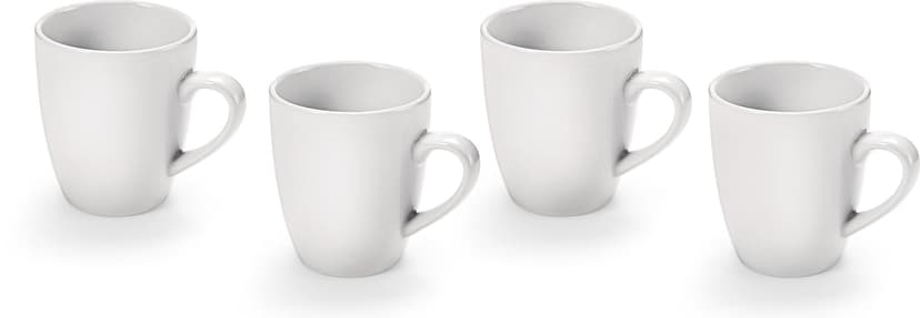 MASTER Chef Stoneware Mug Set, 12-oz, Dishwasher and Microwave Safe, 4-pc