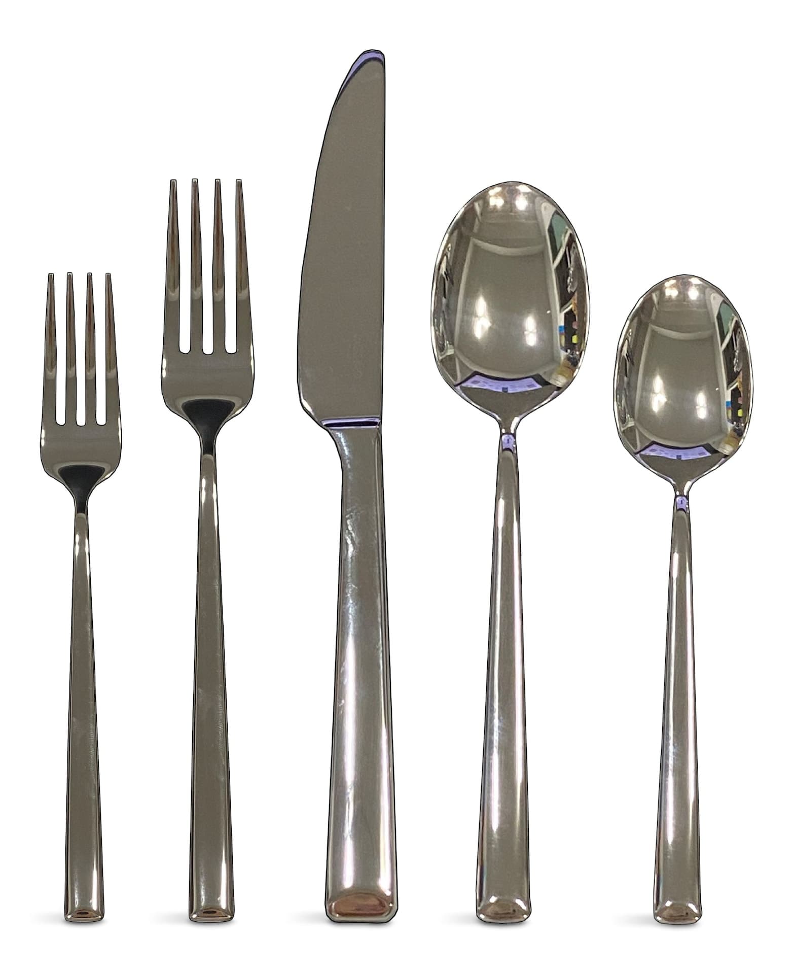 PADERNO Alberton Mirror Finish Stainless Steel Flatware Set, 60-pc