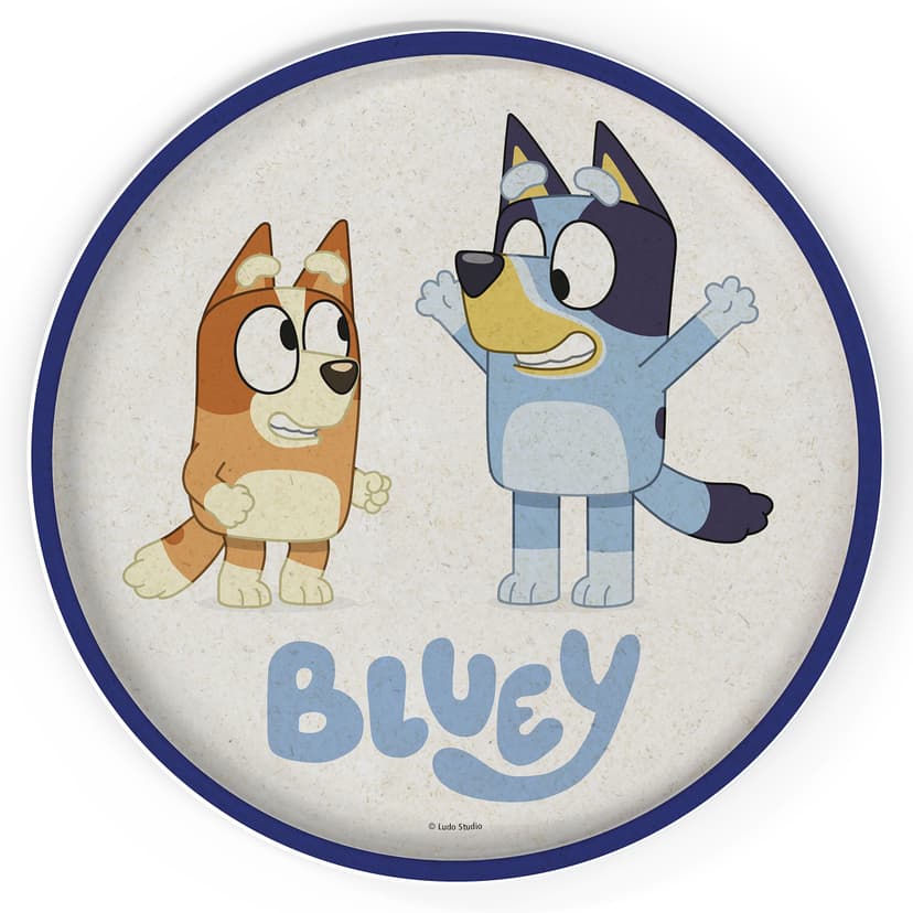 Zak Designs Bluey Bamboo Fibre Plate, 8-in