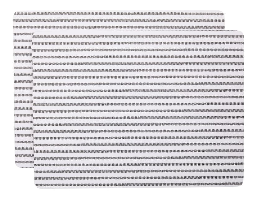 CANVAS Striped Rectangle Cork Placemat Set, Multi-Coloured, 11-in x 15-in, 2-pk