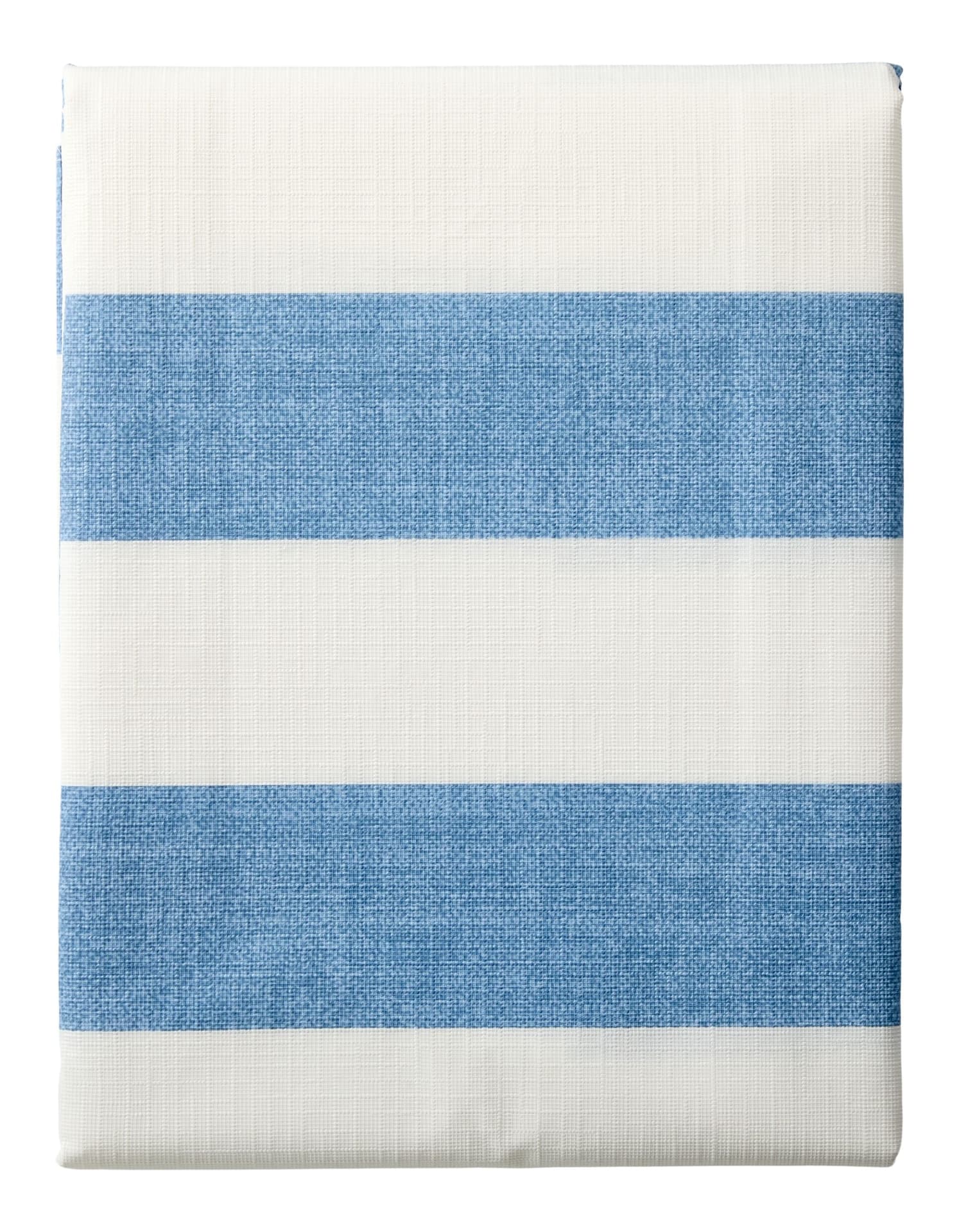 CANVAS Indoor/Outdoor Stripe PEVA Table Cloth, 60-in x 84-in