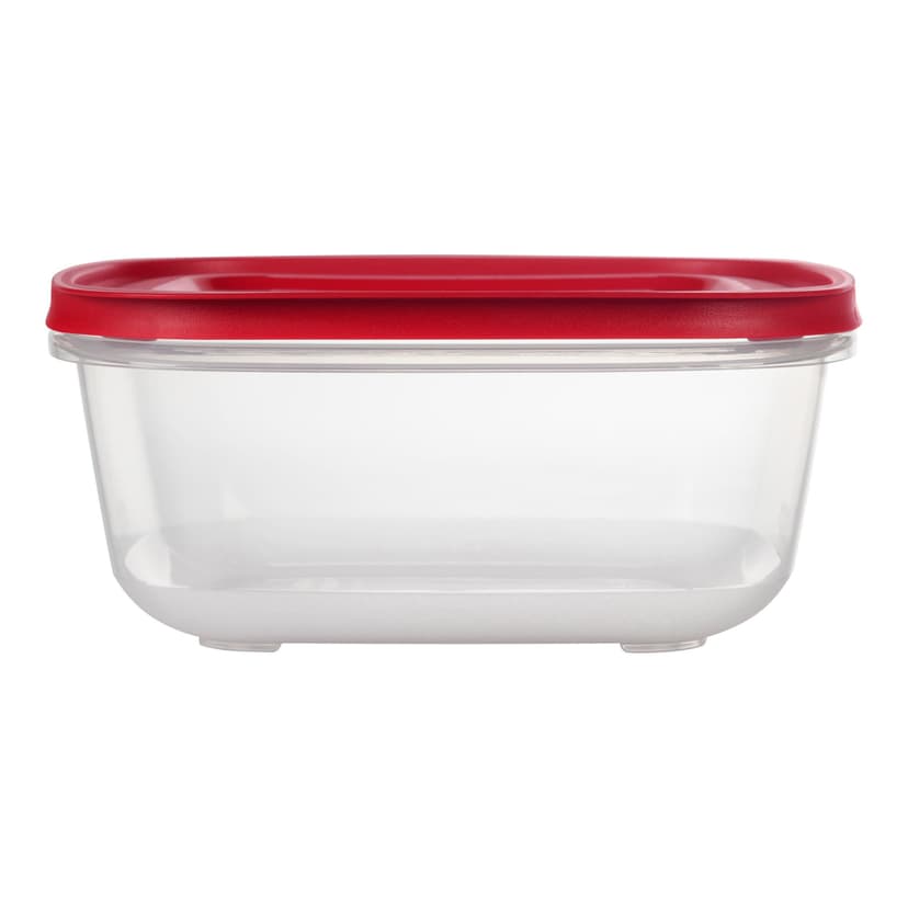 Rubbermaid Easy Store Square Plastic Food Storage Container, Stackable, 14-Cup