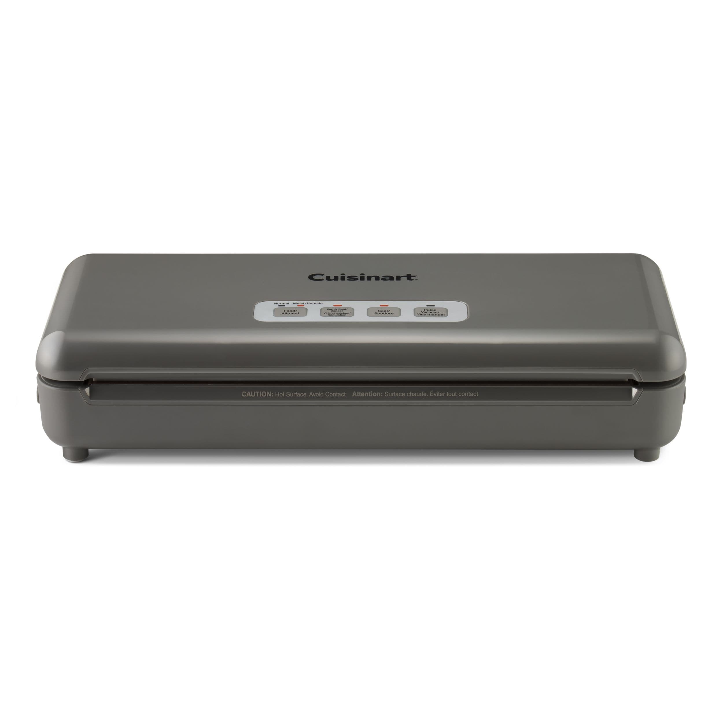 Cuisinart Vacuum Sealer Eco Bundle with Roll Storage & Bag Cutter, Satin