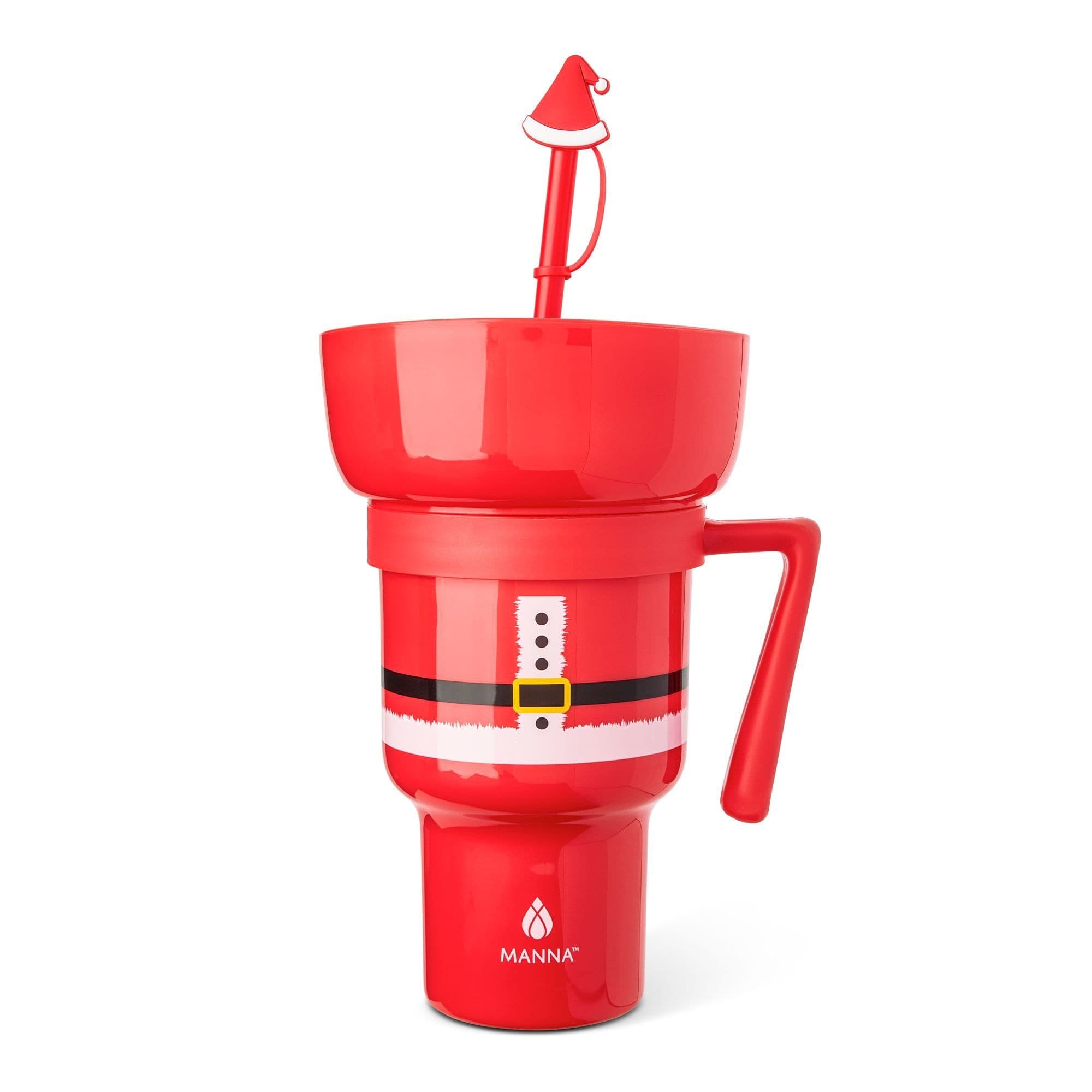 Manna Stadium 946-mL Travel Tumbler with Santa Design