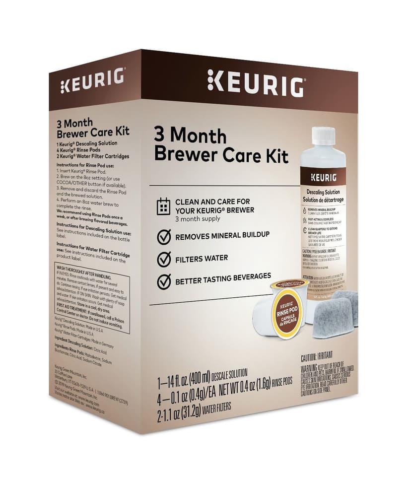 Keurig® 3 Month Brewer Maintenance Care Kit