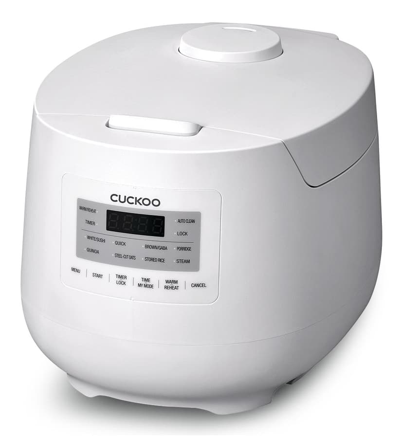 Cuckoo Rice Cooker with Steam Sterilization, 6-Cup, White