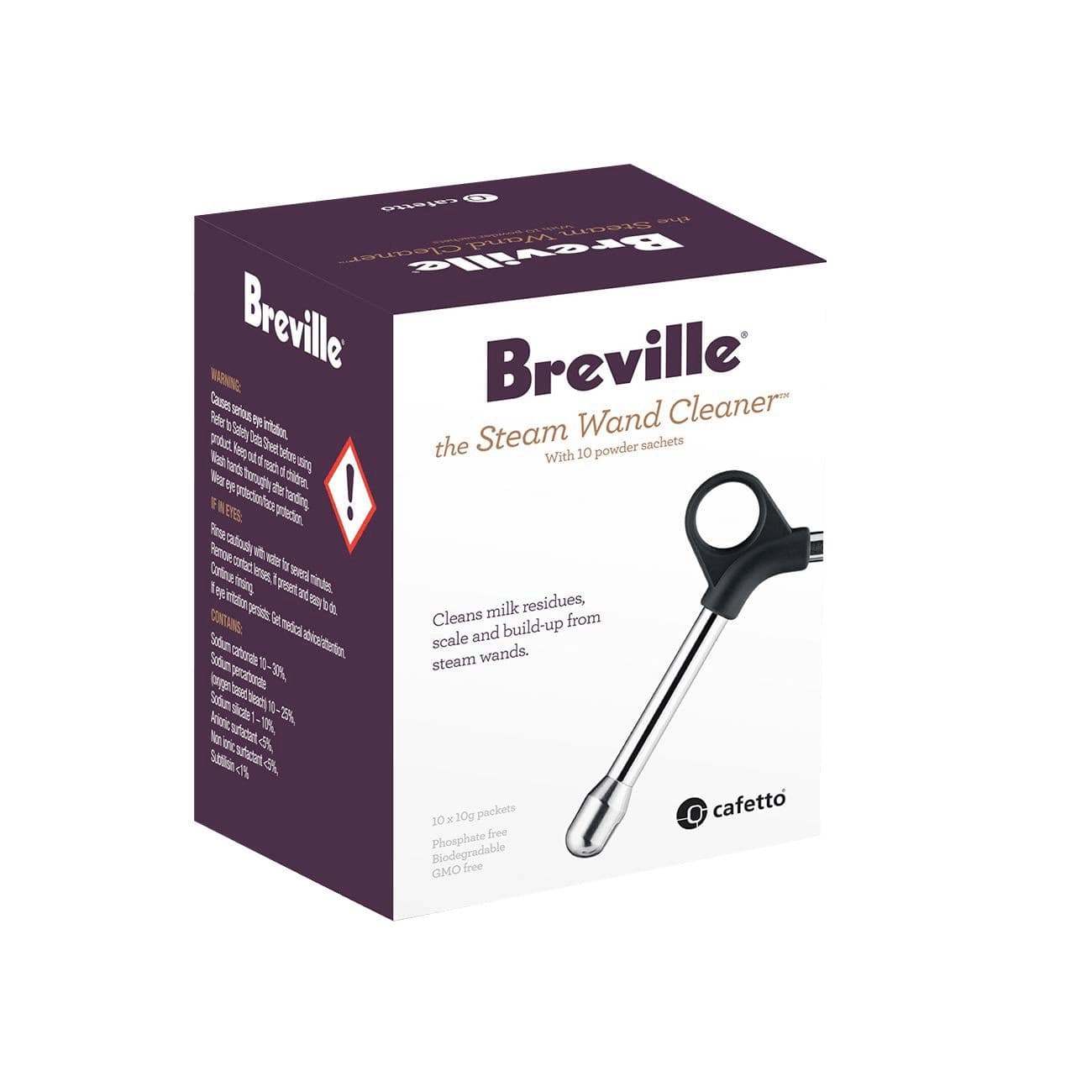Breville Steam Wand Cleaner for Breville Espresso Machines, 10-pk